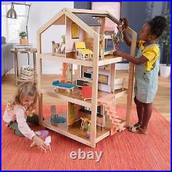 Kidkraft so Stylish Tall Mansion Dollhouse Boho Naturals Wooden Play Doll House Kidkraft so Stylish Tall Mansion Dollhouse Boho Naturals Wooden Play Doll House
