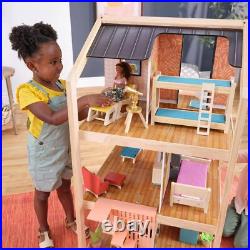 Kidkraft so Stylish Tall Mansion Dollhouse Boho Naturals Wooden Play Doll House Kidkraft so Stylish Tall Mansion Dollhouse Boho Naturals Wooden Play Doll House