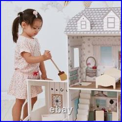 Kids Wooden Dolls House Large Olivia's Little World with Stable & 14 Accessories