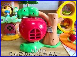 Koeda-chan wooden house apple oranges ladybug doll accessories play house educat