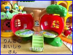 Koeda-chan wooden house apple oranges ladybug doll accessories play house educat