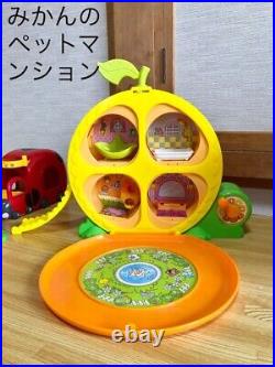 Koeda-chan wooden house apple oranges ladybug doll accessories play house educat