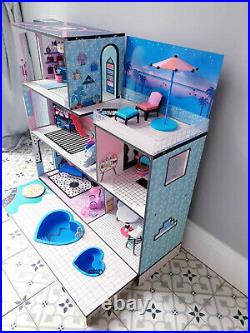 LOL Doll Surprise OMG Wooden House With Furniture, Accessories & Extras Bundle