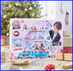 LOL Surprise OMG Winter Chill Cabin Wooden Doll House Playset 95+ Surprises NEW