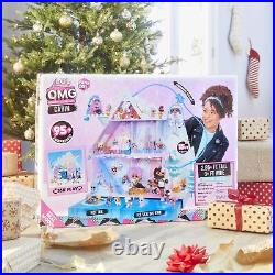LOL Surprise OMG Winter Chill Cabin Wooden Doll House Playset with 95+ Surpri