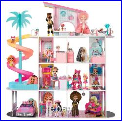 L. O. L. Surprise Fashion House wooden dollhouse playset 4-storey 85+ surprises