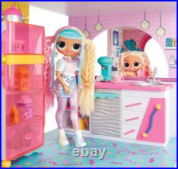 L. O. L. Surprise Fashion House wooden dollhouse playset 4-storey 85+ surprises