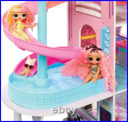 L. O. L. Surprise Fashion House wooden dollhouse playset 4-storey 85+ surprises