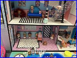 L. O. L. Surprise! O. M. G. House Real Wooden Doll House With 42 Dolls & Accessories