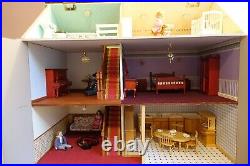 Large Handmade Wooden Doll's House