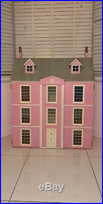 Large Victorian handmade wooden doll house