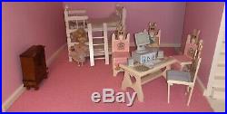 Large Victorian handmade wooden doll house