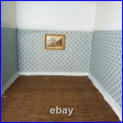 Large Vintage Wooden Dolls House with Front Garden 3 Storey 6 Rooms