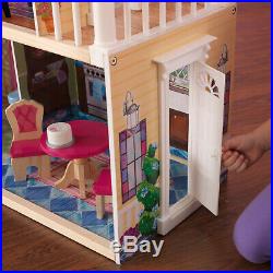 Large Wooden Barbie Doll Dream House Furniture Girls Playhouse Elevator 14 piece