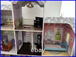 Large Wooden Doll House Mansion Very Good Condition