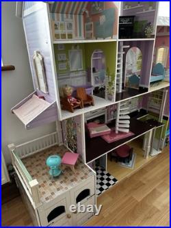 Large Wooden Doll House Mansion Very Good Condition