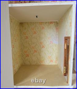 Large Wooden Doll's House Vintage Victorian Style 112th Scale 3-Floor Decorated