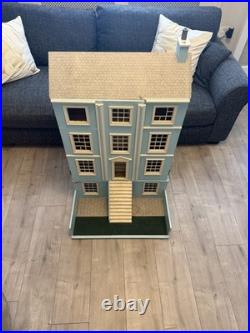 Large Wooden Dollhouse Furniture Set Play Kids Child Toy Gift Girl Doll House