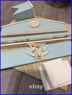 Large Wooden Dollhouse Furniture Set Play Kids Child Toy Gift Girl Doll House