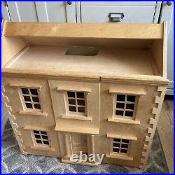 Large Wooden Dolls House Furniture Bundle Includes House Original Two Storey