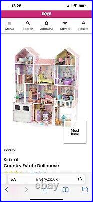 Large Wooden Dolls House Kidkraft Collection Rotherham