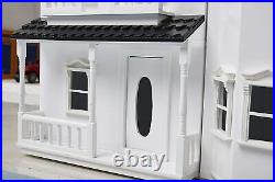 Large Wooden Dolls House Victorian Cottage Play House Kids Pretend Toy Xmas Gift