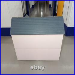 Large Wooden Dolls House Victorian Style Mansion with Bay Windows & Balcony