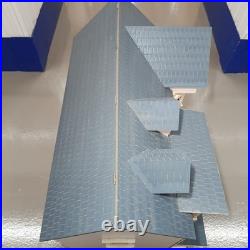 Large Wooden Dolls House Victorian Style Mansion with Bay Windows & Balcony