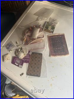 Large Wooden Vintage Style Dolls House With Furniture