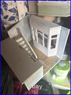 Large Wooden Vintage Style Dolls House With Furniture