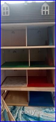 Large wooden Doll's House Georgian 5 Storey Basement Attic 110 cm 47 cm 37cm Large wooden Doll's House Georgian 5 Storey Basement Attic 110 cm 47 cm 37cm