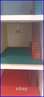 Large wooden Doll's House Georgian 5 Storey Basement Attic 110 cm 47 cm 37cm Large wooden Doll's House Georgian 5 Storey Basement Attic 110 cm 47 cm 37cm