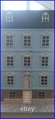 Large wooden Doll's House Georgian 5 Storey Basement Attic 110 cm 47 cm 37cm Large wooden Doll's House Georgian 5 Storey Basement Attic 110 cm 47 cm 37cm