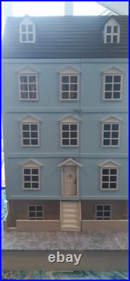 Large wooden Doll's House Georgian 5 Storey Basement Attic 110 cm 47 cm 37cm Large wooden Doll's House Georgian 5 Storey Basement Attic 110 cm 47 cm 37cm