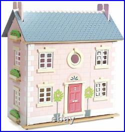 Le Toy Van DOLL HOUSE BAY TREE HOUSE Pink Girls Wooden Pretend Play Toy 3yrs+ BN