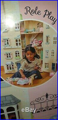 Le Toy Van Daisy Lane Limited Edition 5 Floor Wooden Palace Dolls House Box New