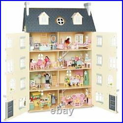 Le Toy Van Palace House Large Wooden Doll House 5 Storey Wooden Dolls House