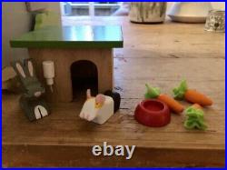 Le Toy Van Wooden Lilac Cottage (with all accessories pictured)