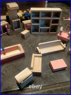 Le Van Toy 3 Storey Children's Dolls House With Bundle x 36 Additional Pieces Le Van Toy 3 Storey Children's Dolls House With Bundle x 36 Additional Pieces