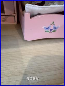 Le Van Toy Lavender Wooden Dolls House With Furniture and Accessories