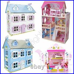 Leomark Kids Doll House With Furniture Play House Teapot Girls Free P+p