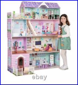 Lillie's Wooden kids girls indoors home Doll House Flat room pretend play toy Lillie's Wooden kids girls indoors home Doll House Flat room pretend play toy