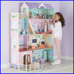 Lillie's Wooden kids girls indoors home Doll House Flat room pretend play toy Lillie's Wooden kids girls indoors home Doll House Flat room pretend play toy
