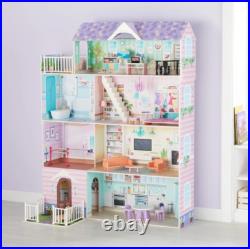 Lillie's Wooden kids girls indoors home Doll House Flat room pretend play toy Lillie's Wooden kids girls indoors home Doll House Flat room pretend play toy