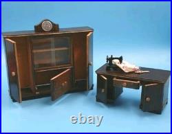 Living Room H. Rülke Sofa Sewing Machine 112 Dollhouse Dollhouse 1940s