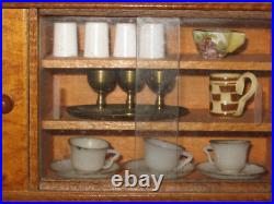 Living room furniture 1950s, bar compartment + turntable f dollhouse dollhouse