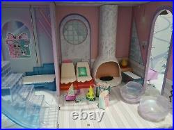 Lol winter disco chalet, large wooden doll house with furniture and accessories
