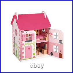 Mademoiselle Doll's House & Furniture Janod Wooden Furniture NEW