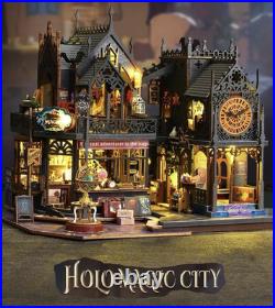 Magic DIY Miniature House Kit, Wooden Magic Shop Dolls House FREE SHIPPING