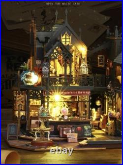 Magic DIY Miniature House Kit, Wooden Magic Shop Dolls House FREE SHIPPING